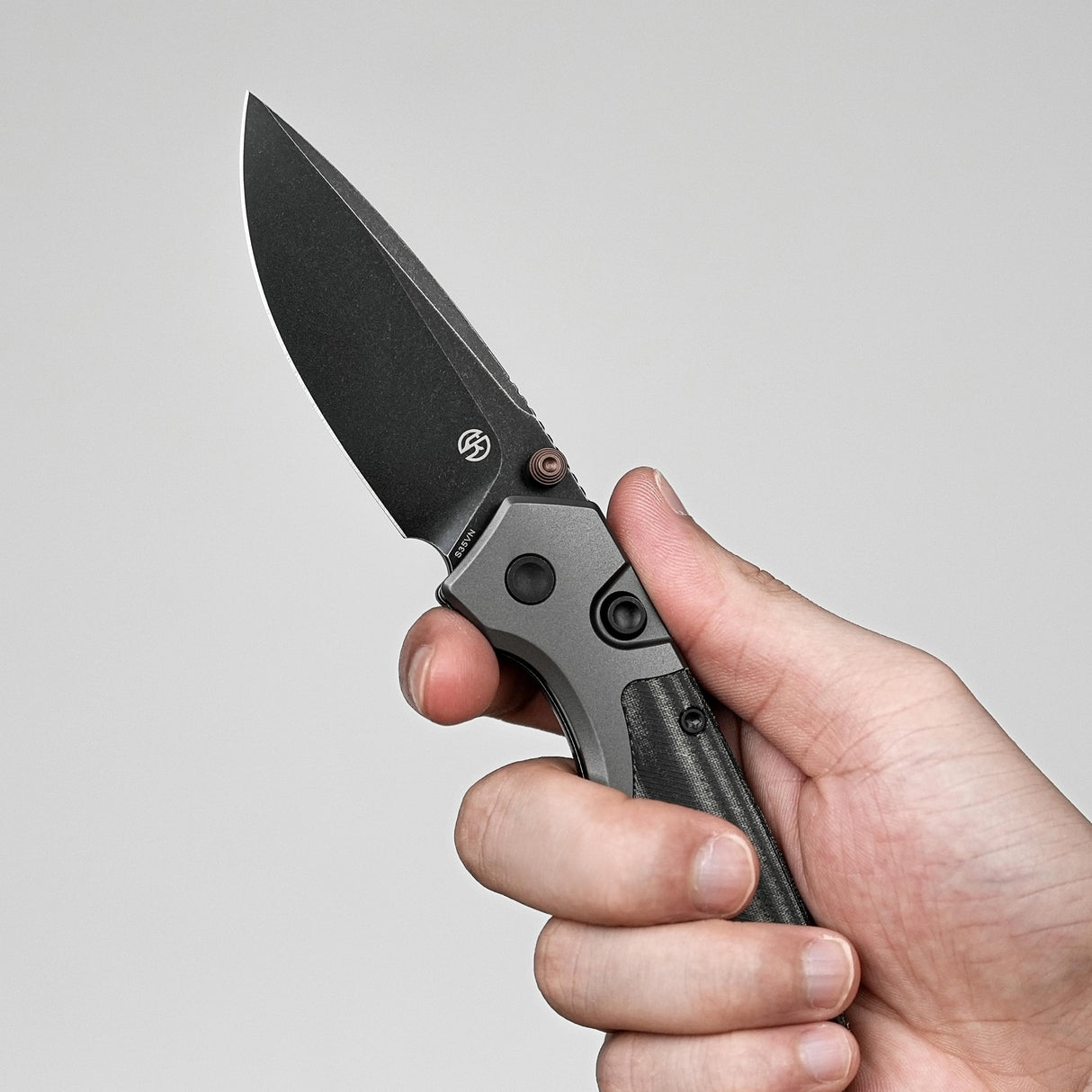Psyop 299 | Black Micarta + Stonewash S35VN - A2219
