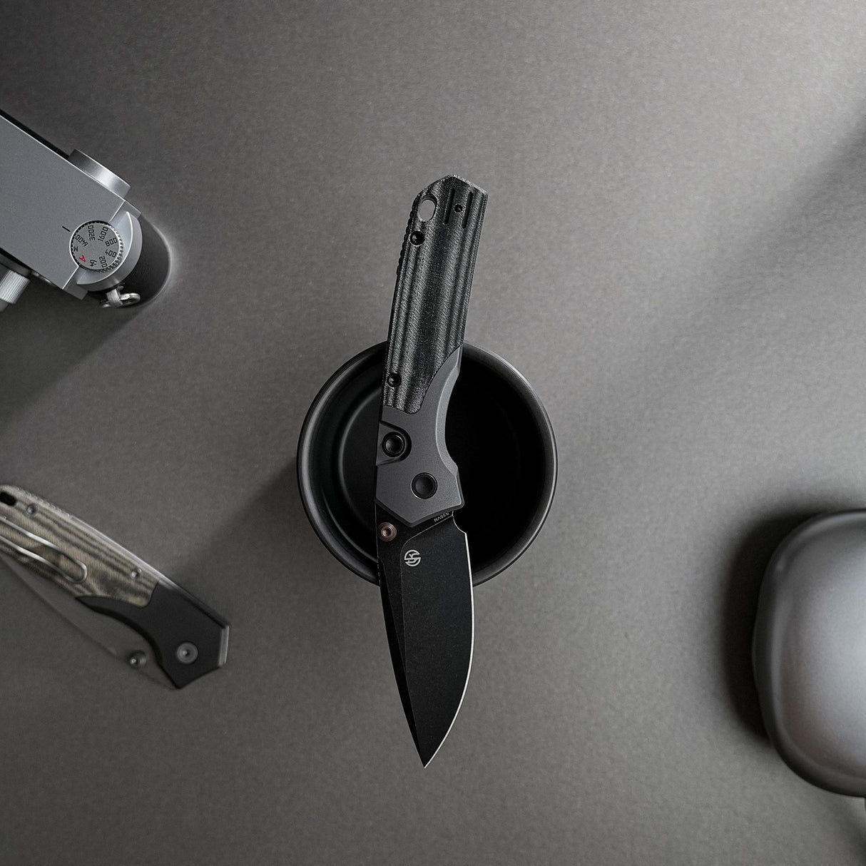 Psyop 299 | Black Micarta + Stonewash S35VN - A2219