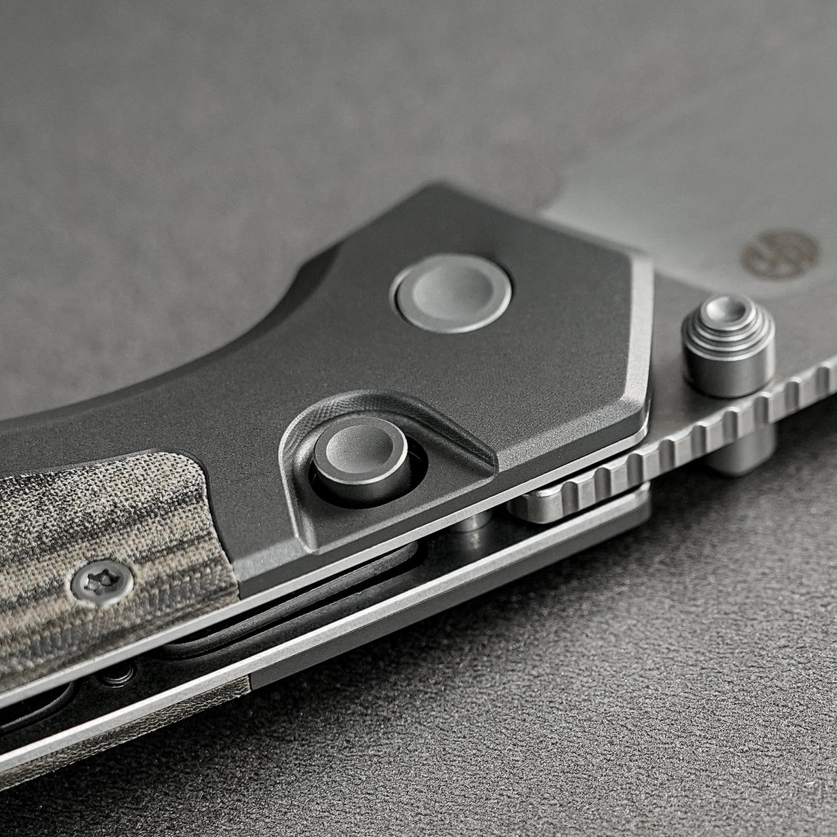 Psyop 299 | Green Micarta + Stonewash S35VN - A2220