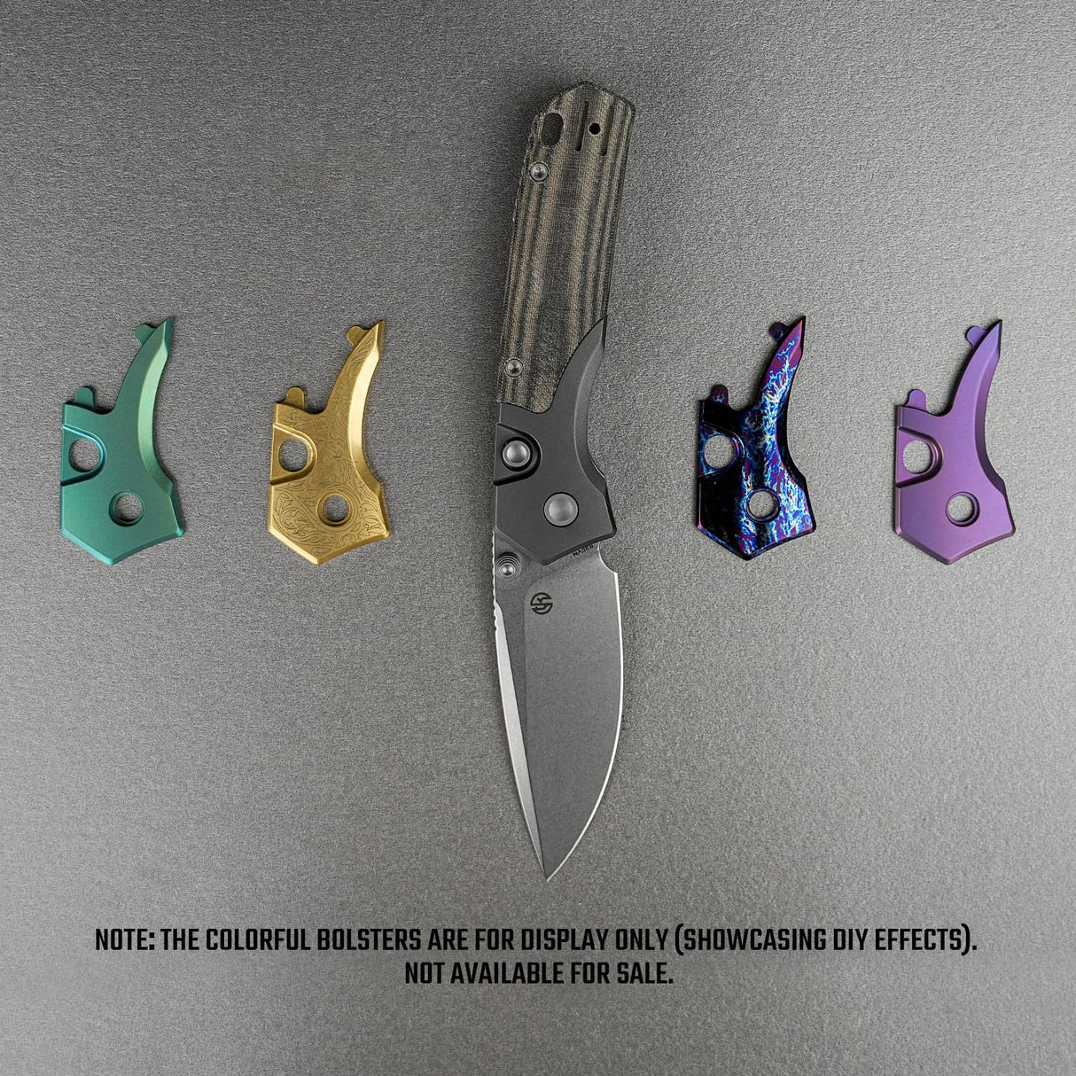 Psyop 299 | Green Micarta + Stonewash S35VN - A2220