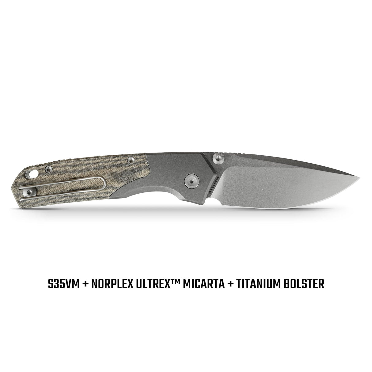 Psyop 299 | Green Micarta + Stonewash S35VN - A2220