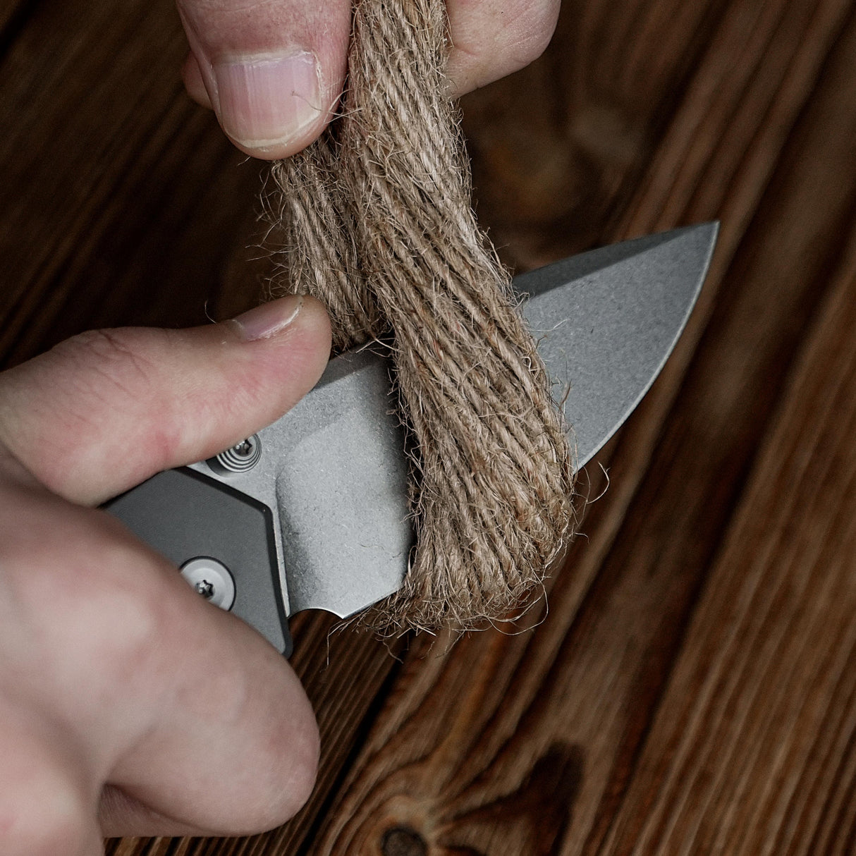 Psyop 299 | Green Micarta + Stonewash S35VN - A2220