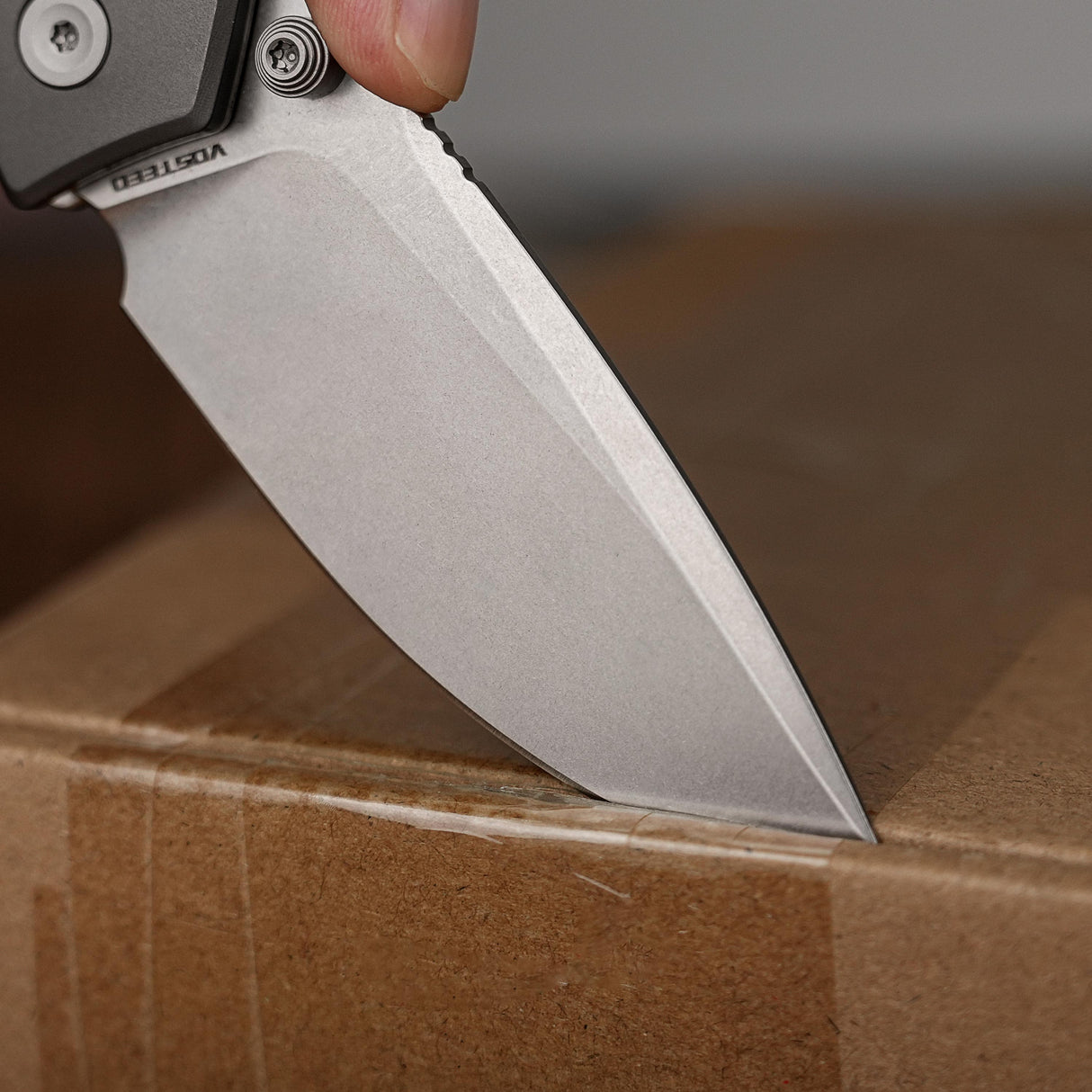 Psyop 299 | Green Micarta + Stonewash S35VN - A2220