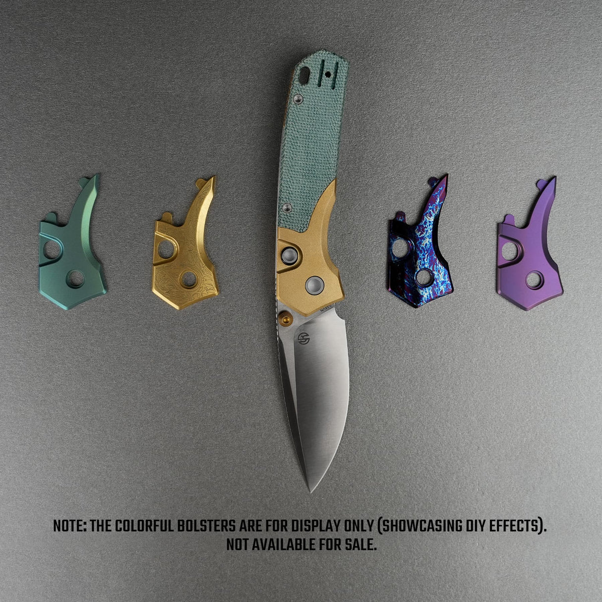 Psyop 299 | Teal Micarta/Brass + Satin S35VN - A2221