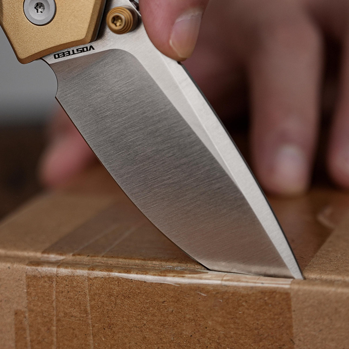 Psyop 299 | Teal Micarta/Brass + Satin S35VN - A2221