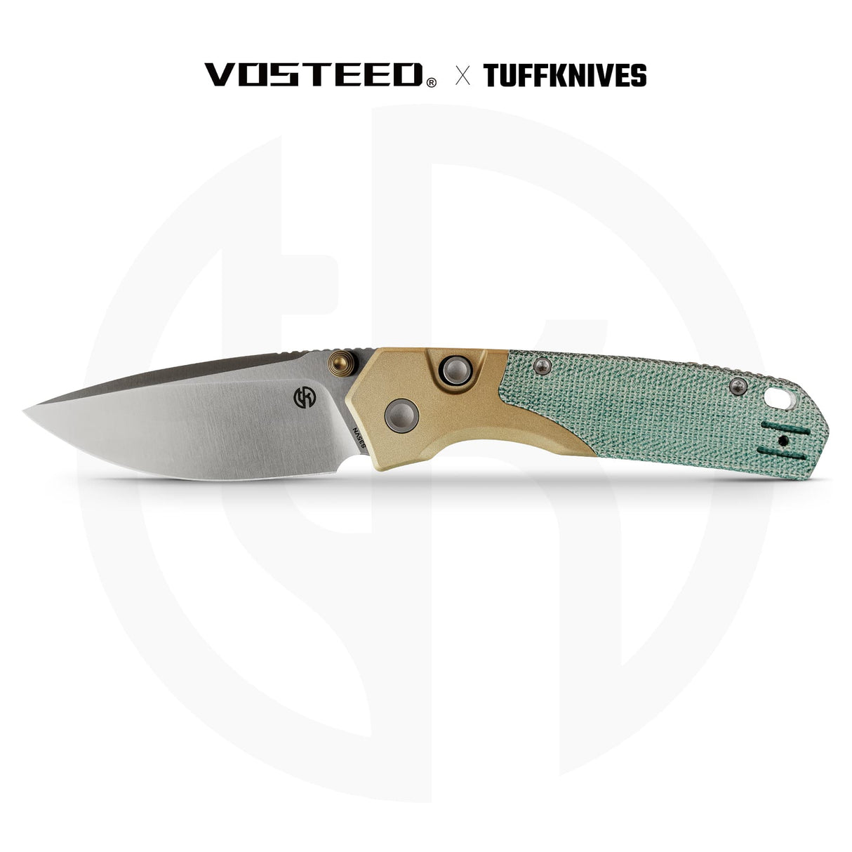 Psyop 299 | Teal Micarta/Brass + Satin S35VN - A2221