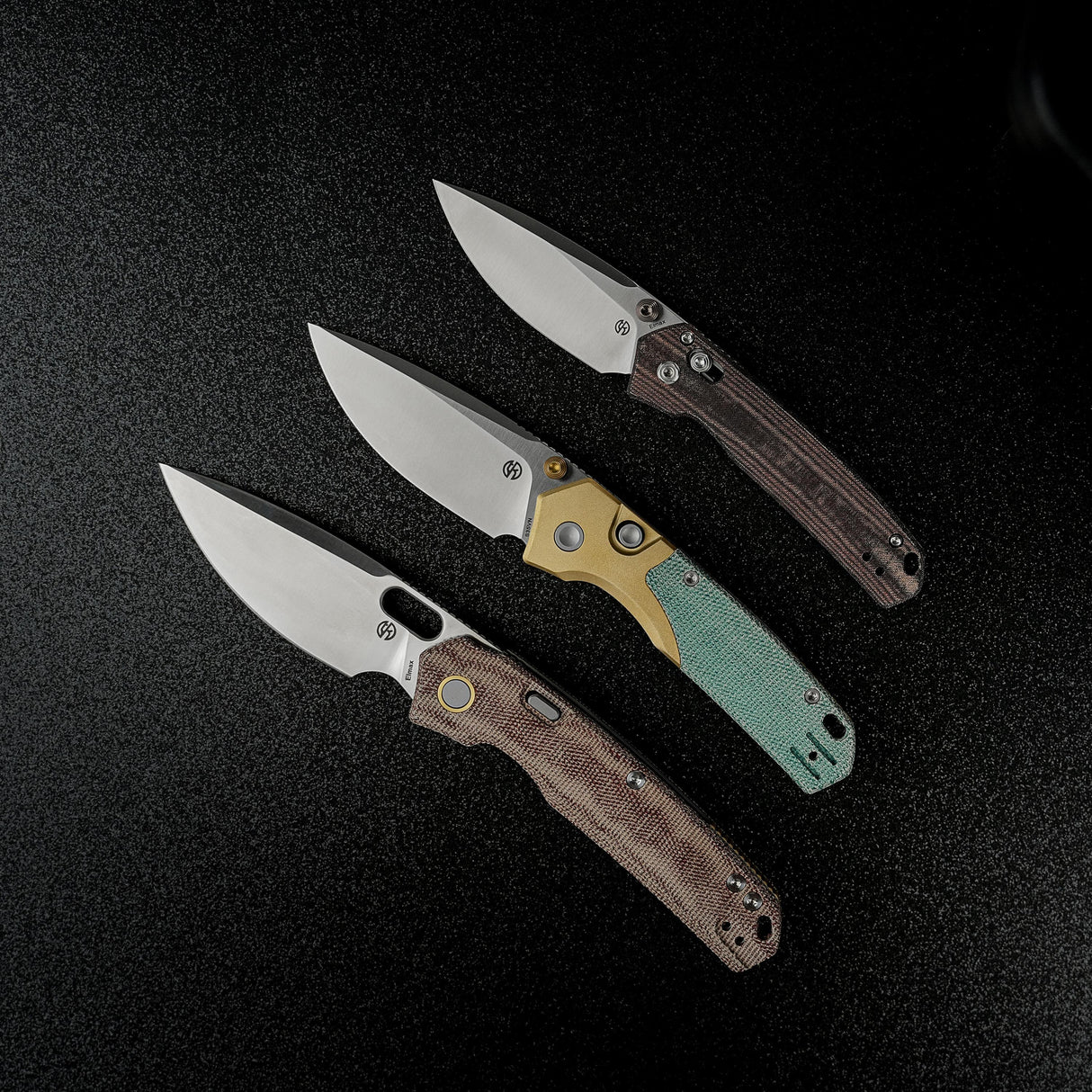 Psyop 299 | Teal Micarta/Brass + Satin S35VN - A2221