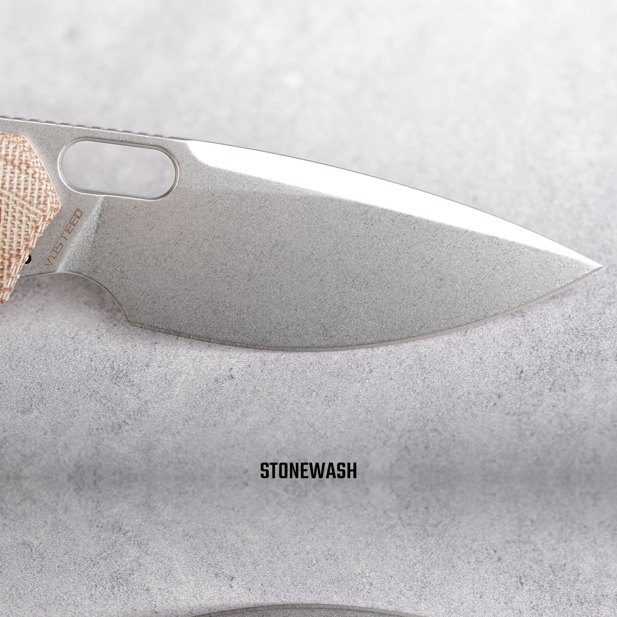 Psyop | Natural Norplex UltreX™ Micarta + Stonewash Elmax - A2210