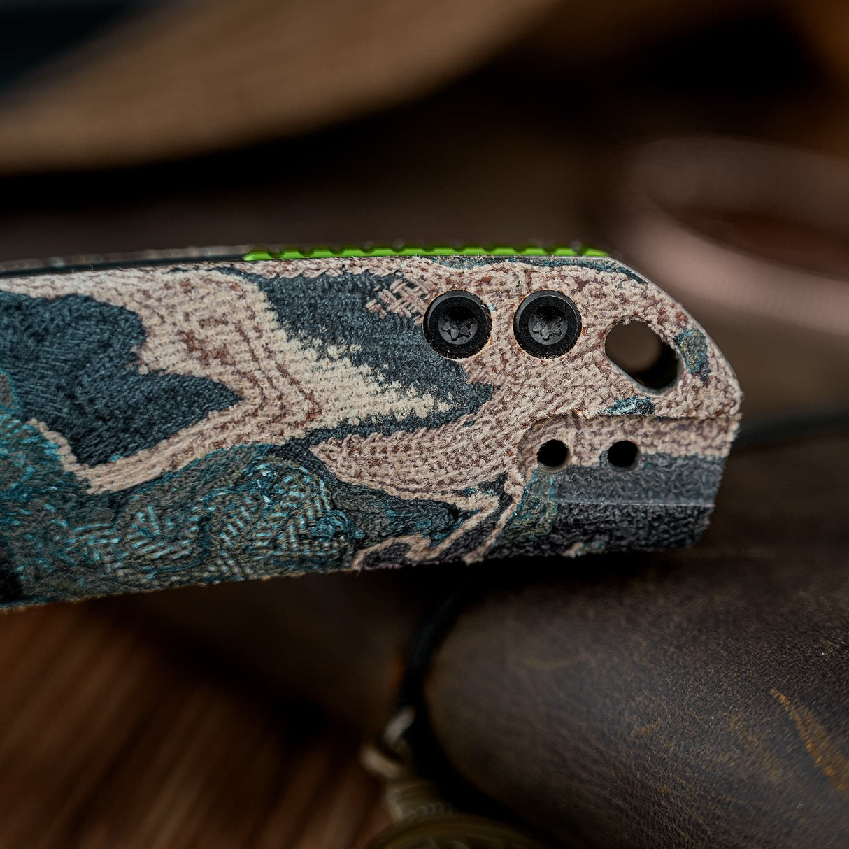 Psyop | Current Micarta + Blackwash Elmax - A2235