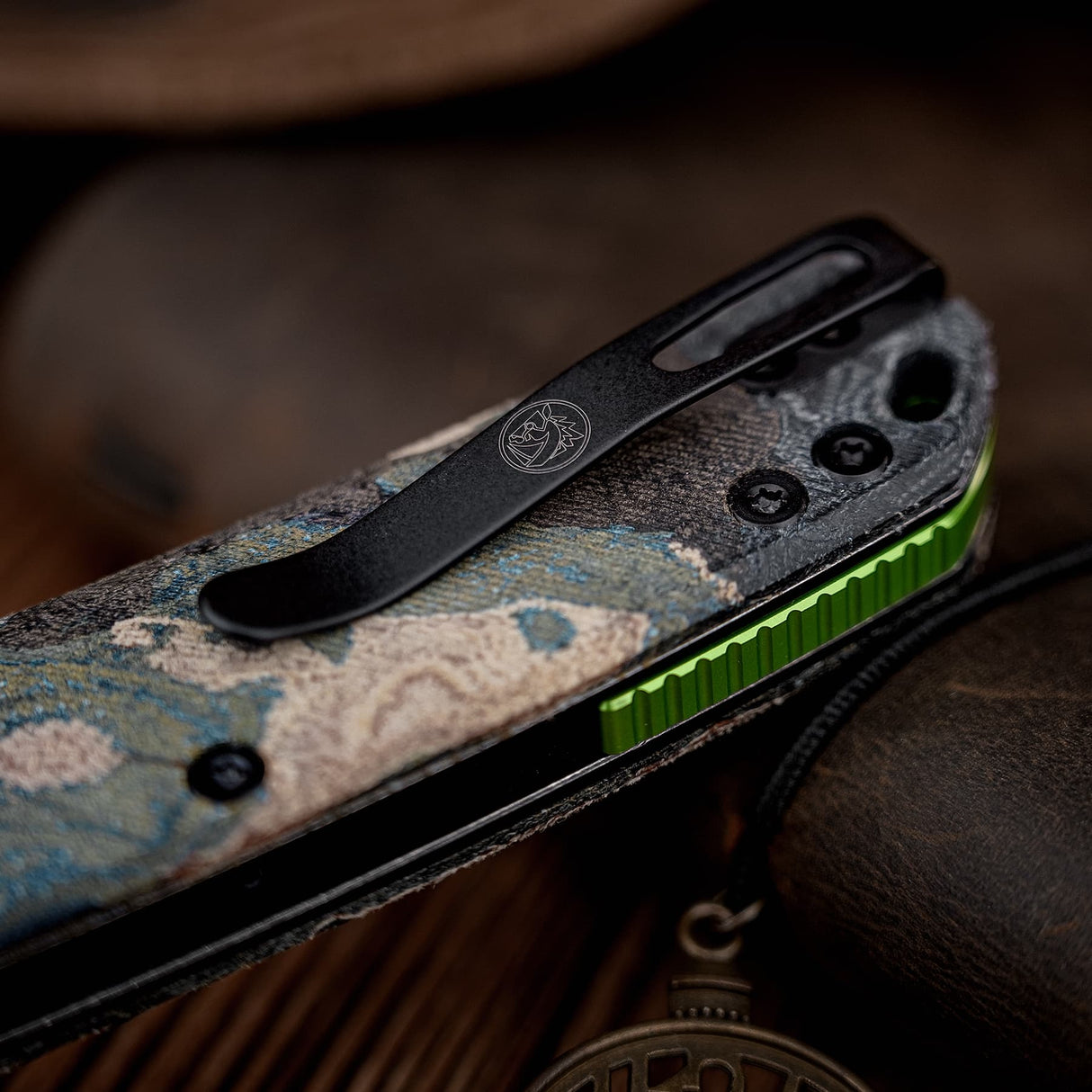 Psyop | Current Micarta + Blackwash Elmax - A2235