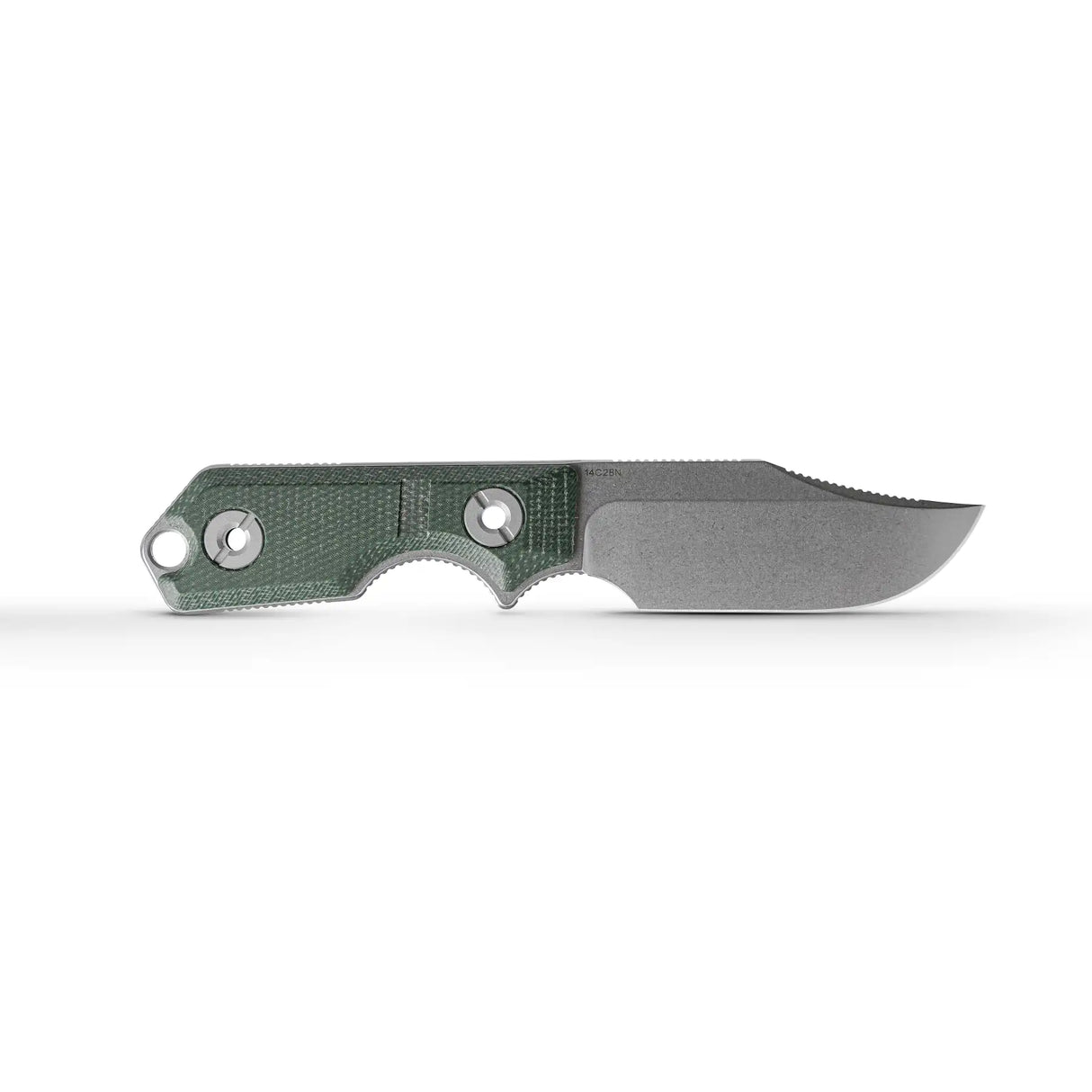Quokka - Fixed Blade | Green Micarta + 14C289 - D0601