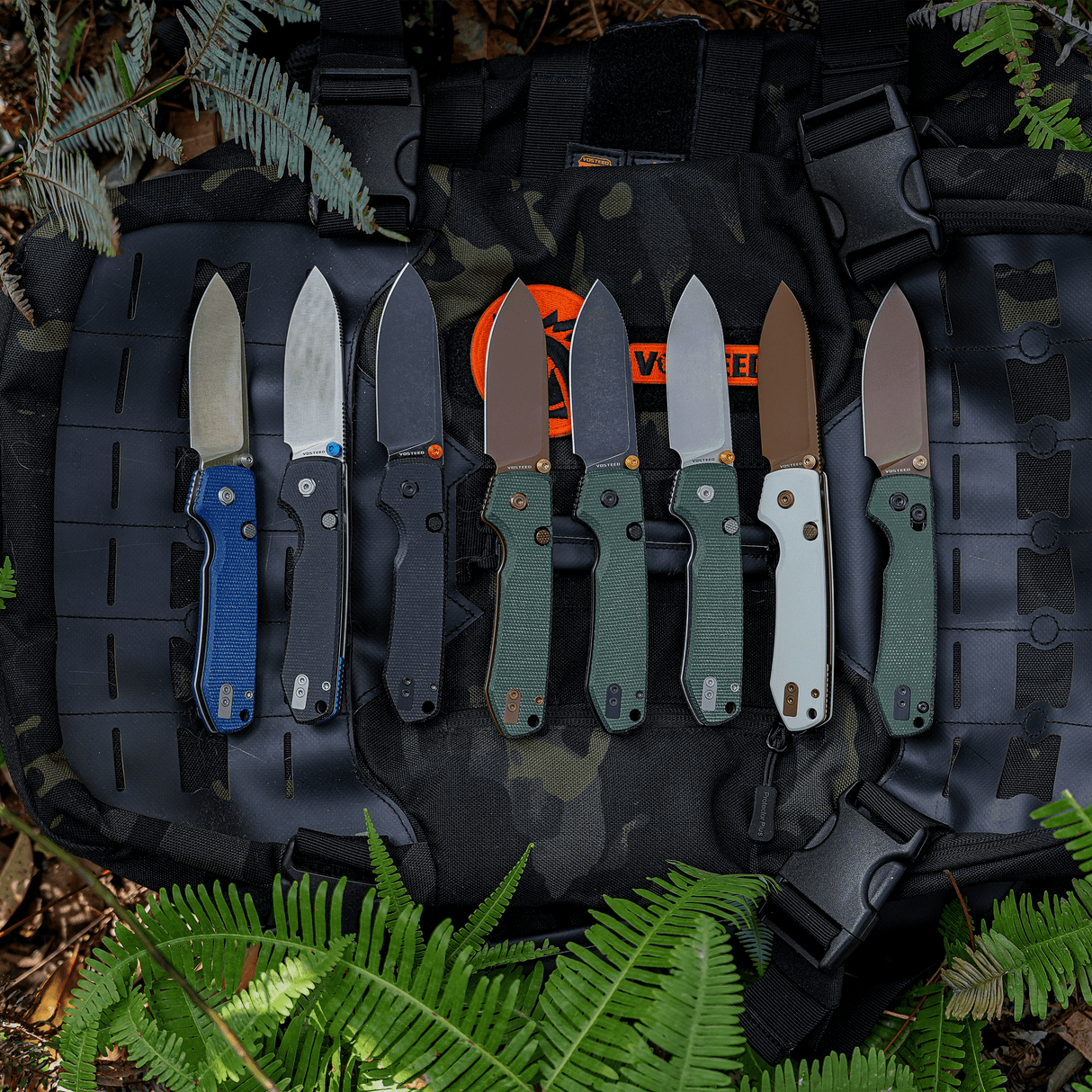 Raccoon 2.0 Top Liner Lock | Green Micarta + 14C28N Drop Point - A2907