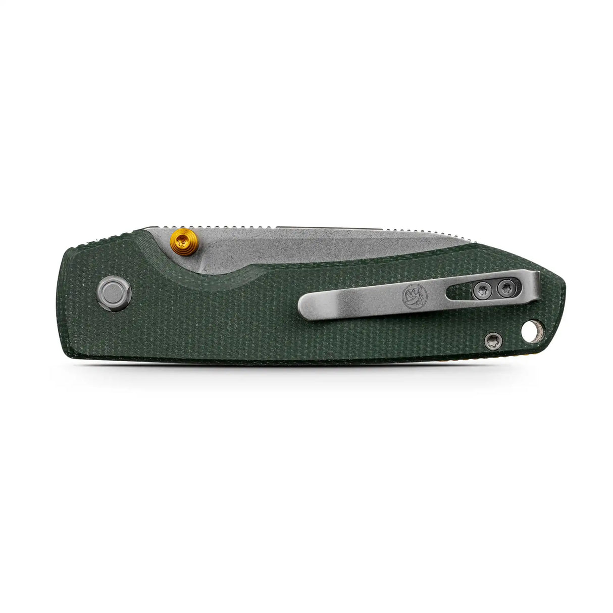 Raccoon 2.0 - Top Liner Lock | Green Micarta + 14C28N Drop Point - A2904