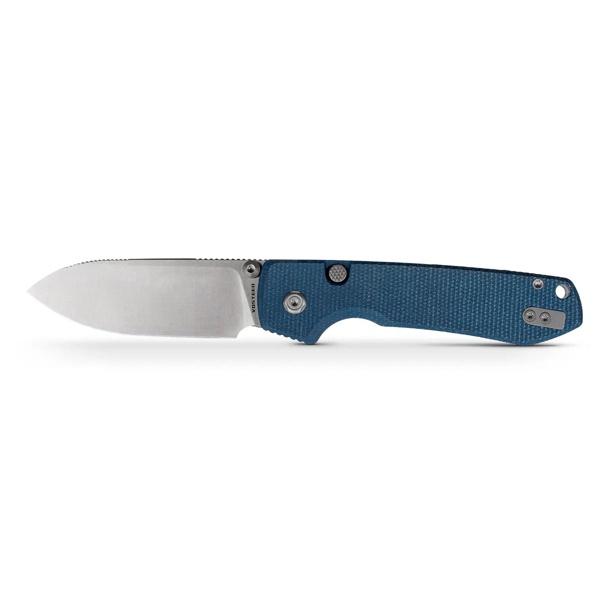 Raccoon 2.0 - Top Liner Lock | Blue Micarta + 14C28N Drop Point - A2905