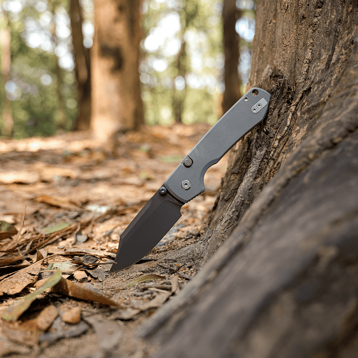 Raccoon 2.0- Top Liner Lock | Grey G10 + Destroyer Grey 14C28N Bowie - A2918