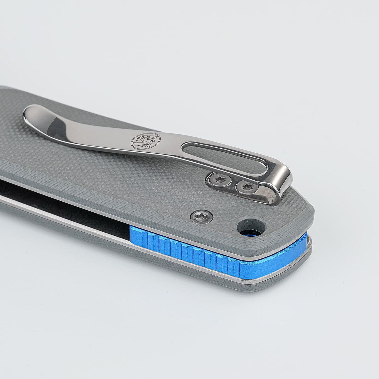 Raccoon 2.0- Top Liner Lock | Grey G10 + Destroyer Grey 14C28N Bowie - A2918