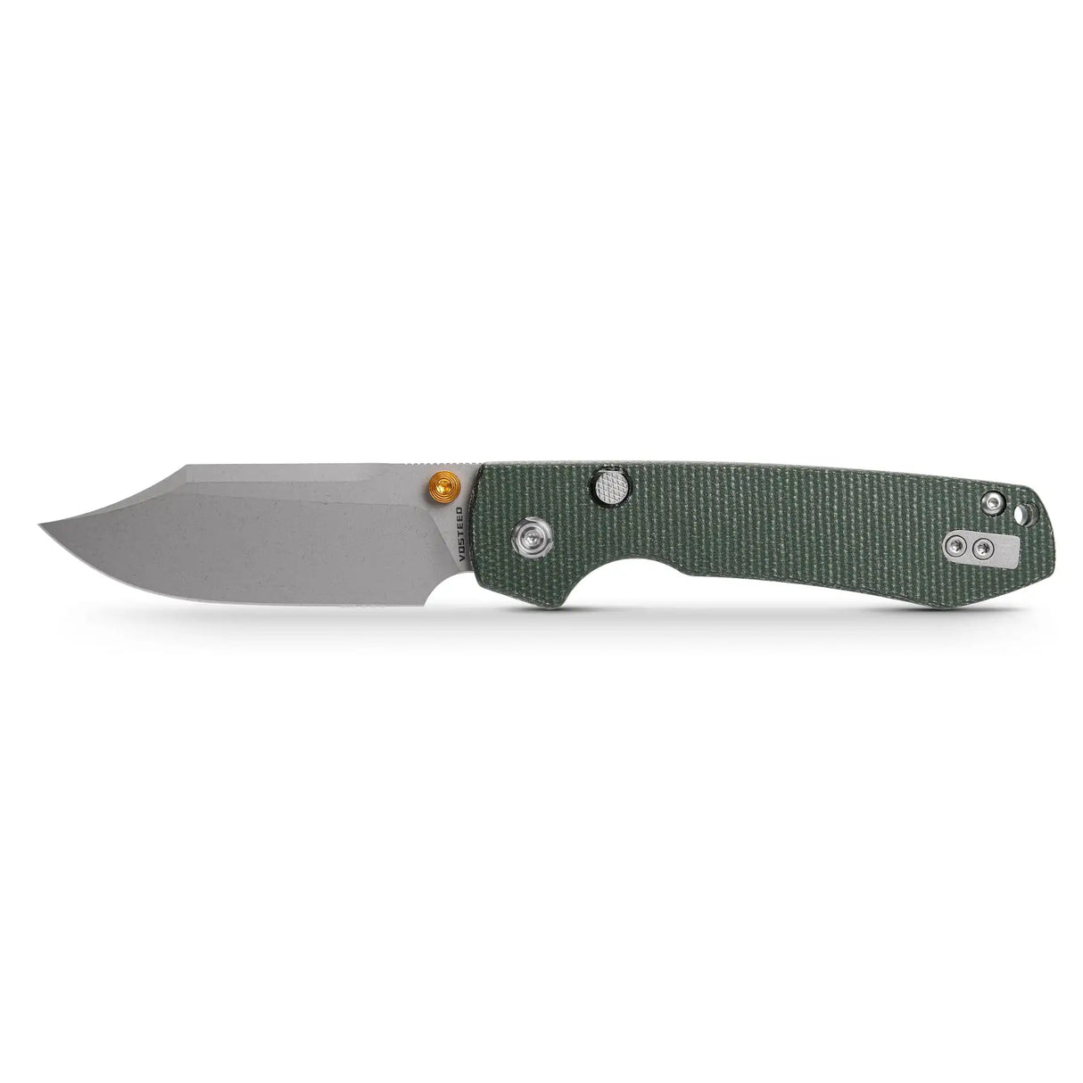 Raccoon - Top Liner Lock | Green Micarta + 14C28N Bowie - A2911