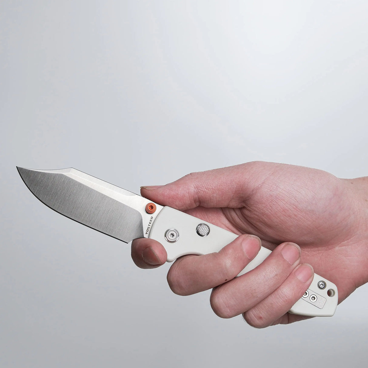 Raccoon - Top Liner Lock | White G10 + 14C28N Bowie - A2912