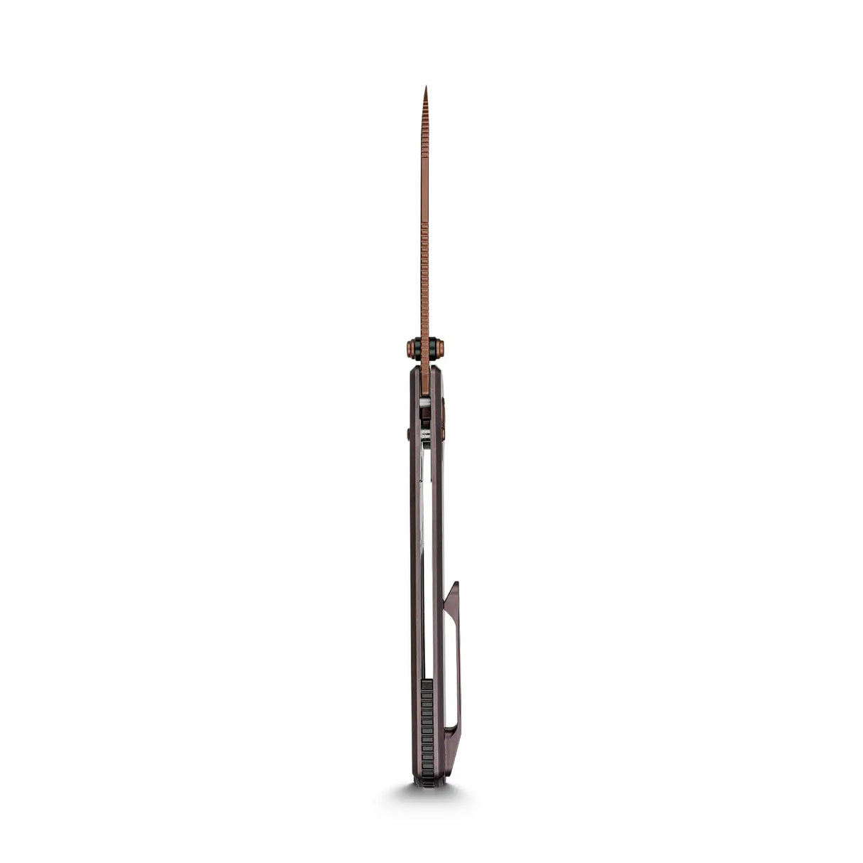 Raccoon TiSlim™ | Dark Red/Purple Ti + Copper Dune 154CM