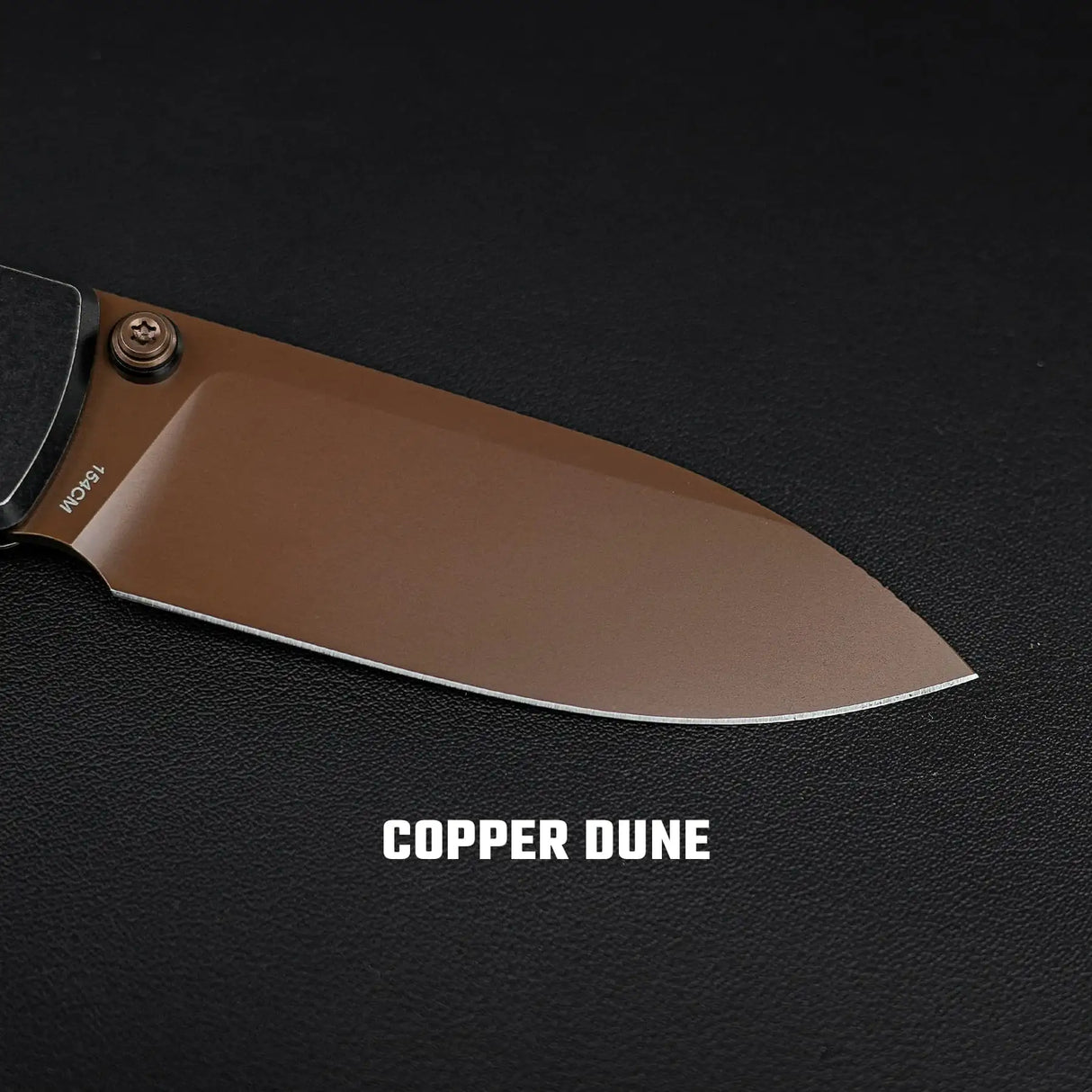 Raccoon TiSlim™ | Black Ti + Copper Dune 154CM
