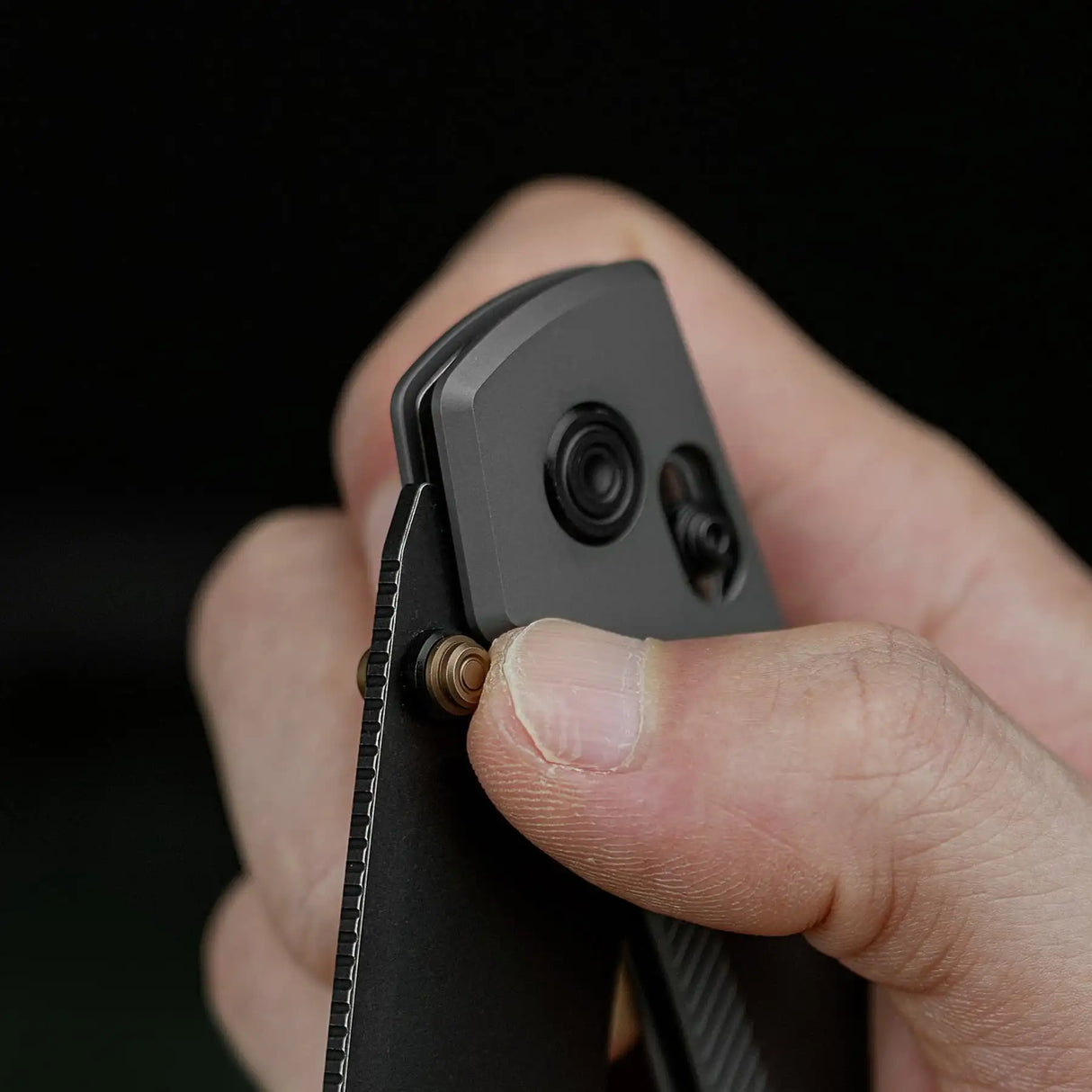 Raccoon TiSlim™ | Dim Grey Ti + Blackwash 154CM