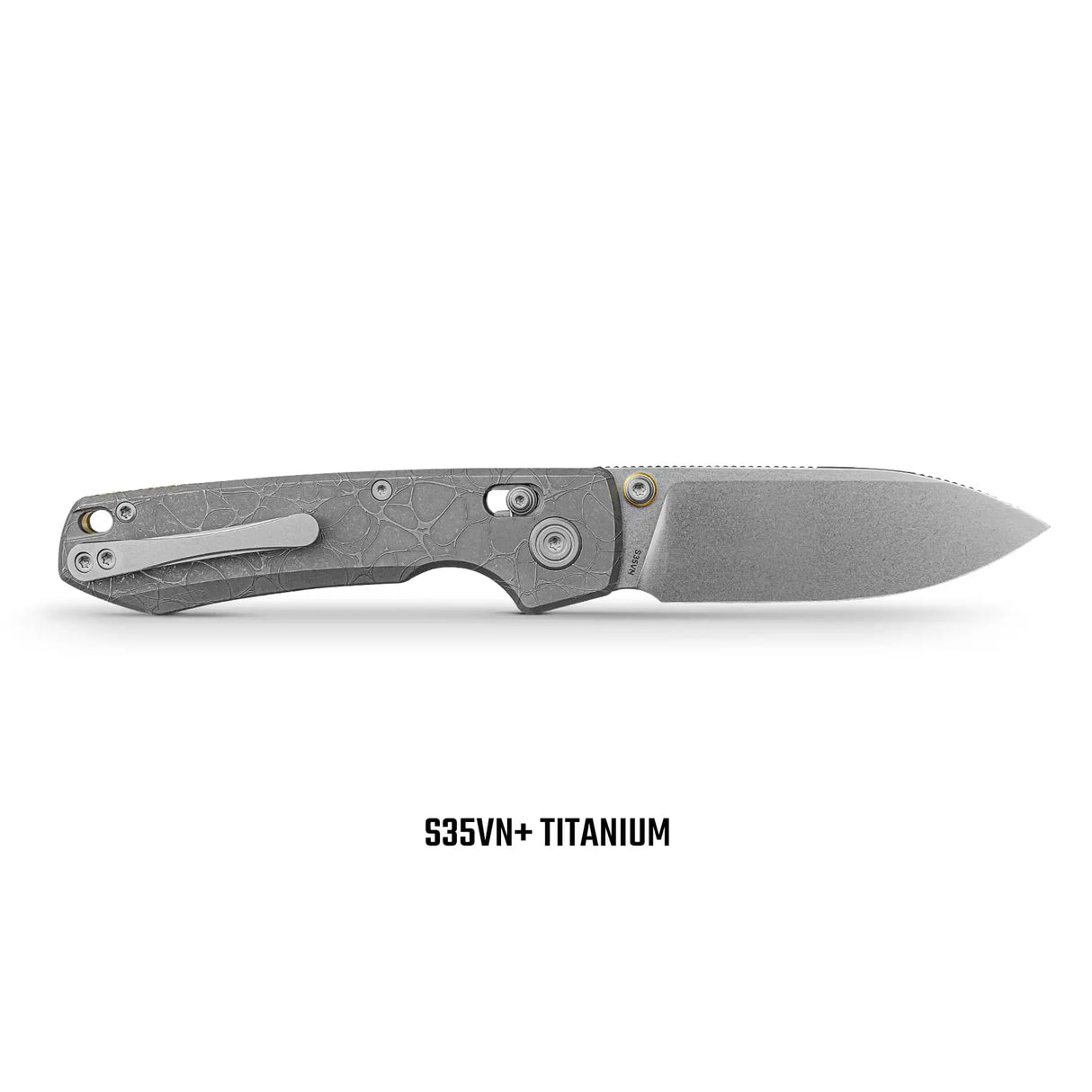 Raccoon TiSlim™ | Acid Wash Grey Ti + Stonewash S35VN