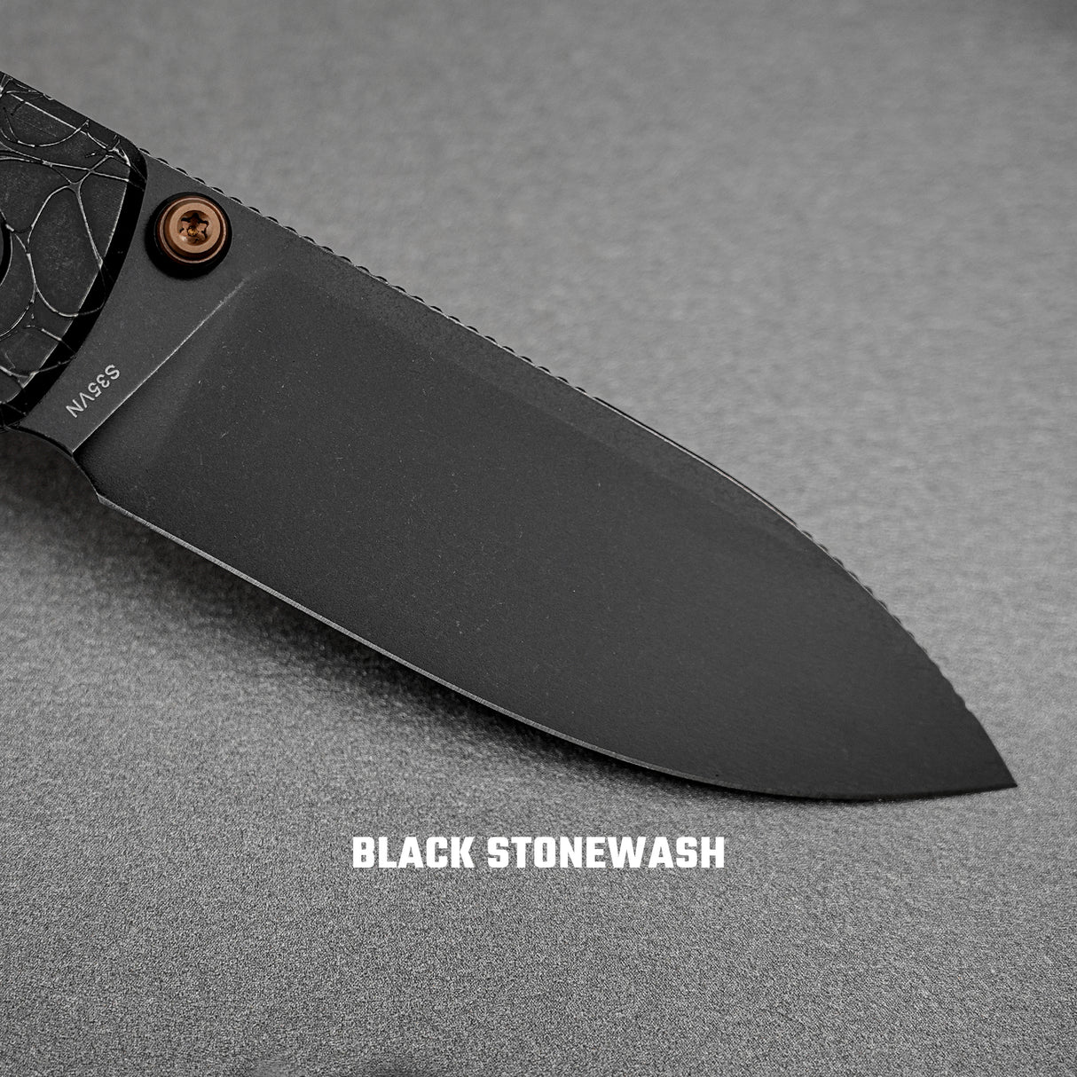 Raccoon TiSlim | Acid Wash Black Ti + Blackwash S35VN