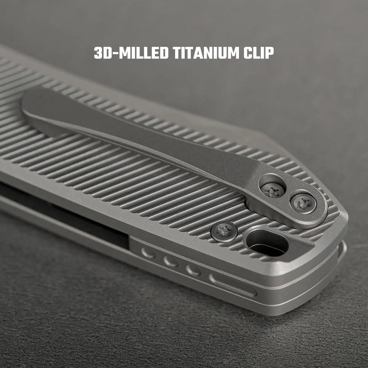 Raccoon V | Dim Grey Titanium + Satin Blade