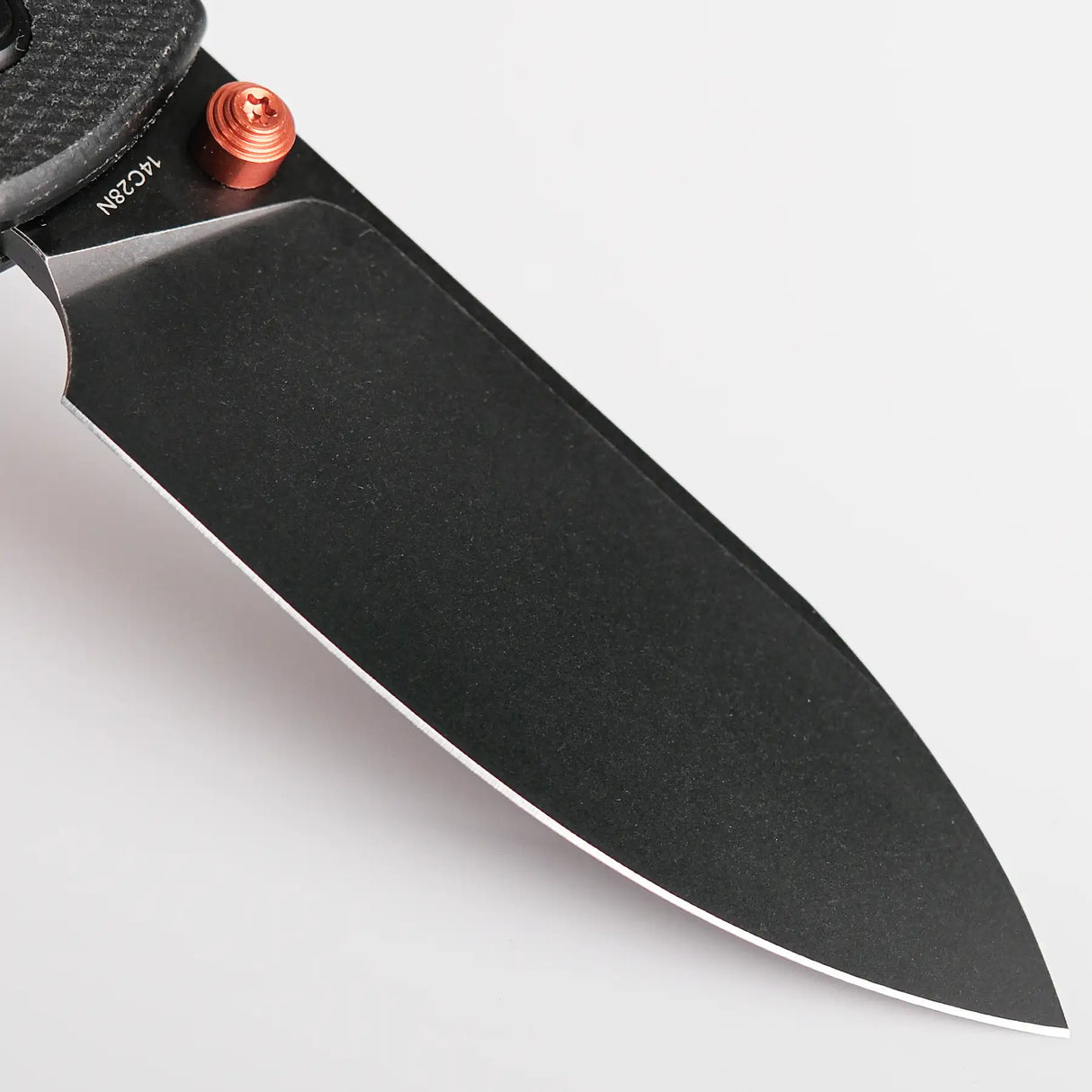 Raccoon - Top Liner Lock | Black Micarta + 14C28N Drop Point - A2902