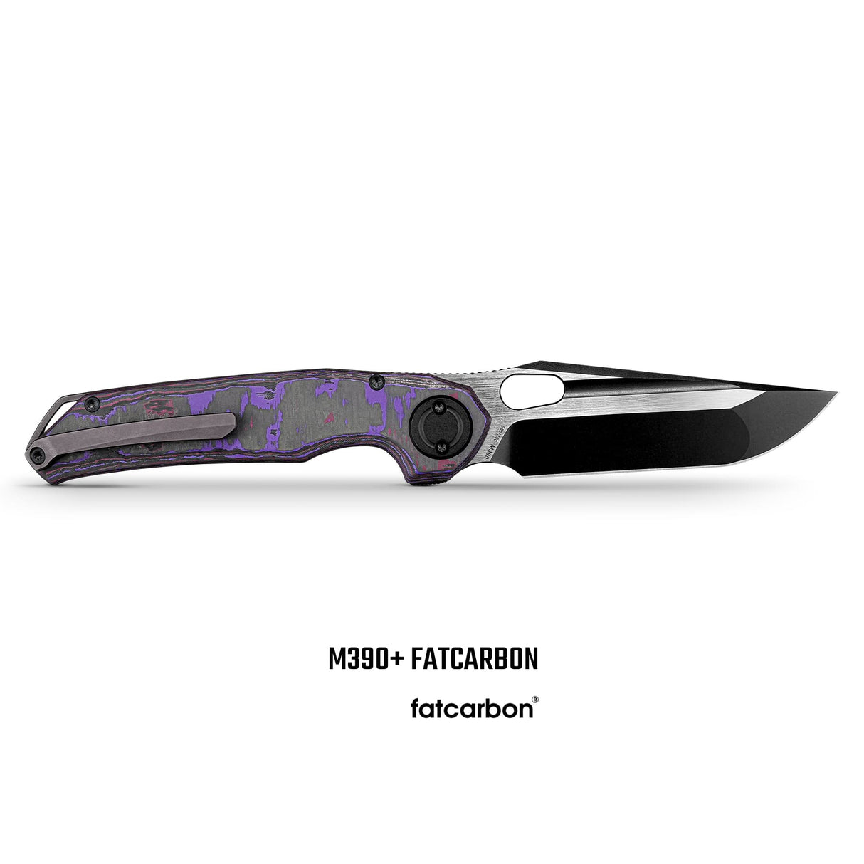 Thunderbird V | FatCarbon Purple Haze + Ti PVD Belt Satin M390 - A0319