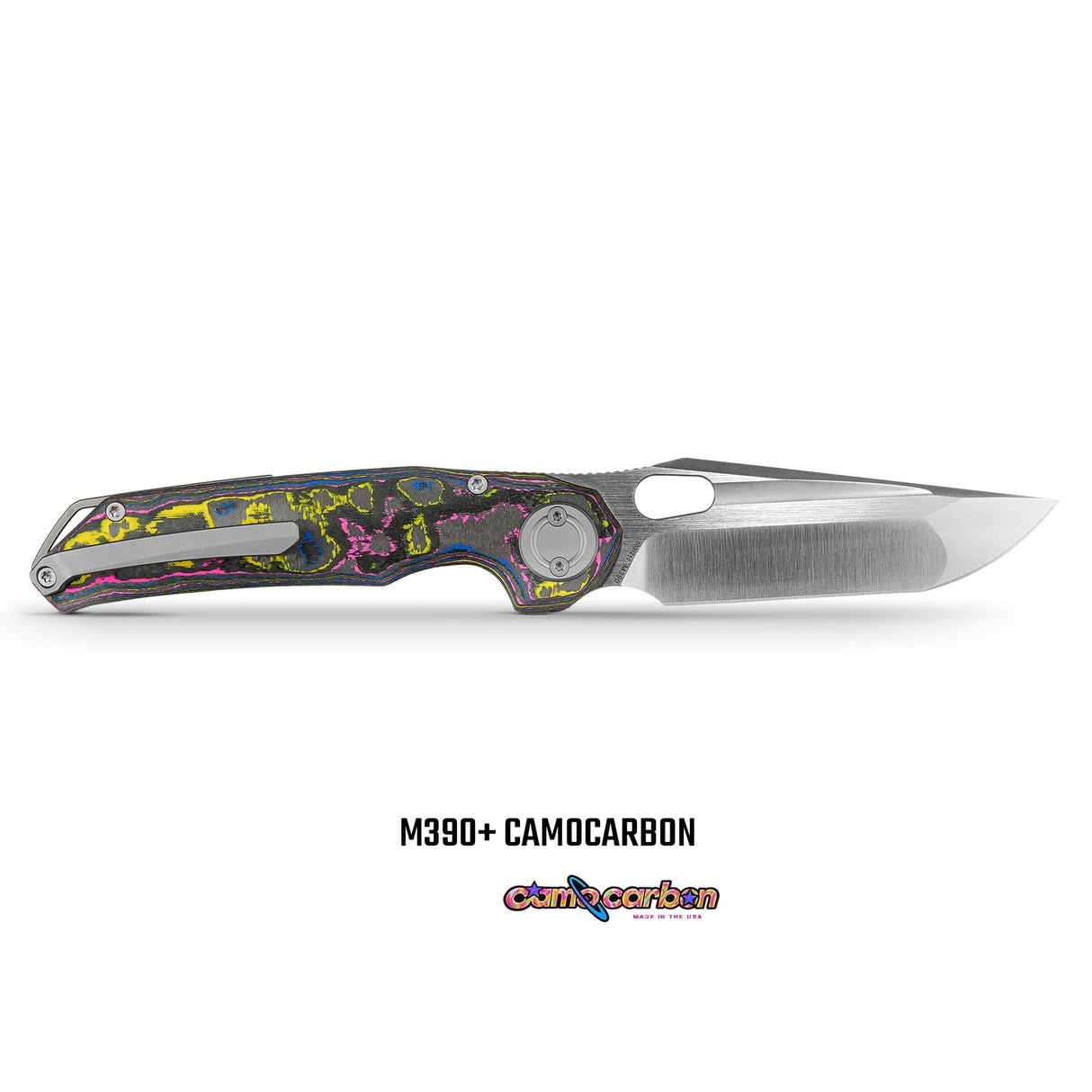 Thunderbird V | CamoCarbon Ultimate Warrior + Dual Satin & Bead Blast M390 - A0322