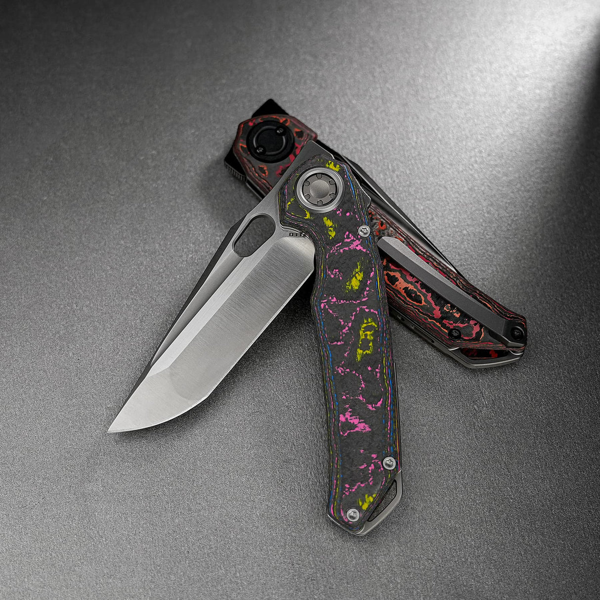 Thunderbird V | CamoCarbon Ultimate Warrior + Dual Satin & Bead Blast M390 - A0322