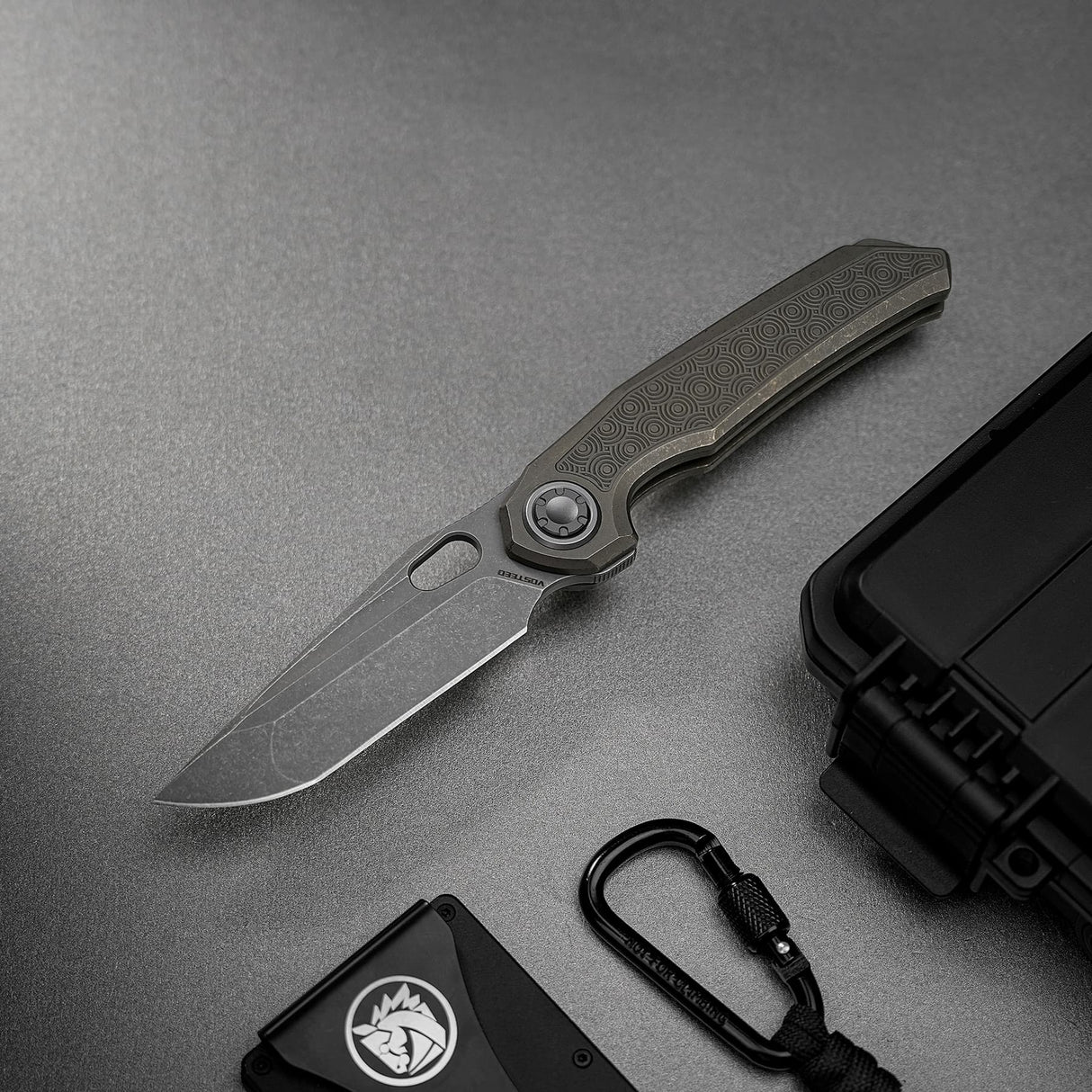 Thunderbird V | Antique Brasswash Ti + Acid Stonewash M390 - A0325