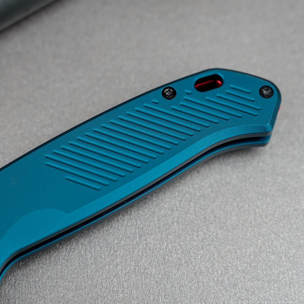 Zander - Vanchor Lock® | Steel Blue Aluminium + Blackwash S35VN - A4603