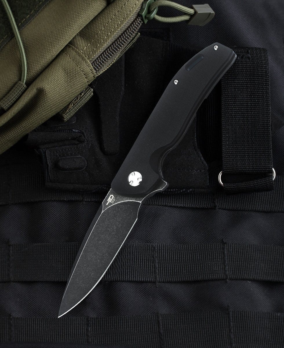 Bestech Knives | Bison | Titanium Framelock, Folding Knife, Bestech,Adventure Carry