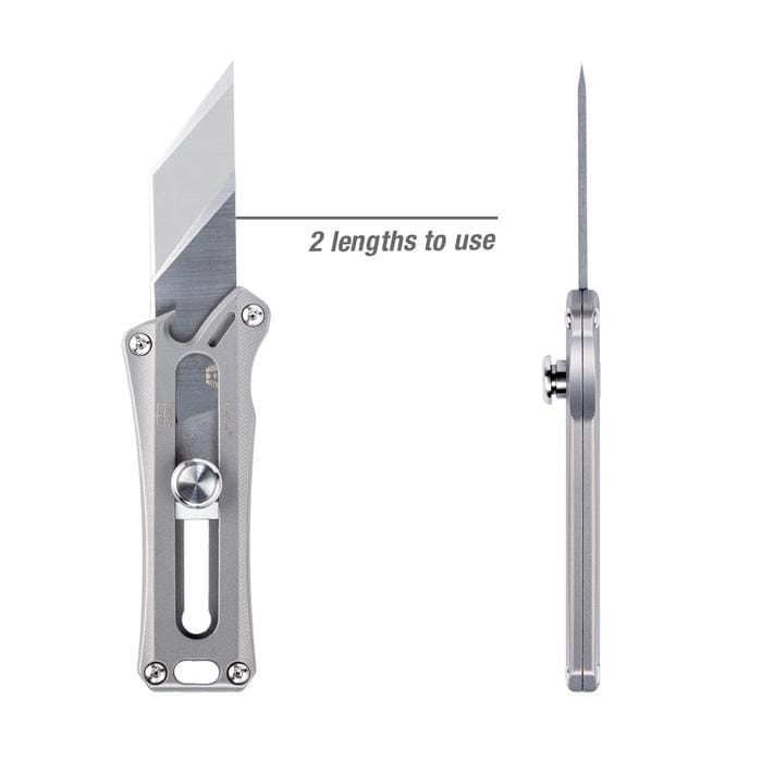 RovyVon | Valor V20 Titanium Retractable Utility Knife, Folding Knife, RovyVon,Adventure Carry