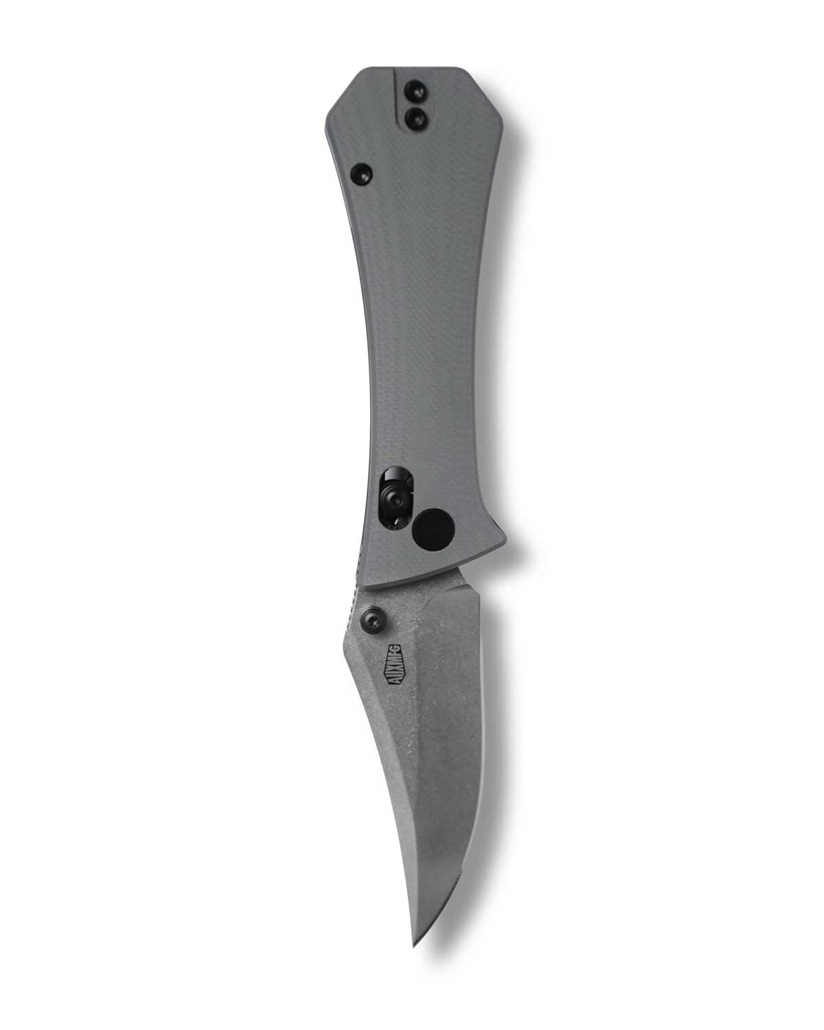 Pocket Bowie Deadhead Crossbar | Grey G10 + Stonewash 14C28N