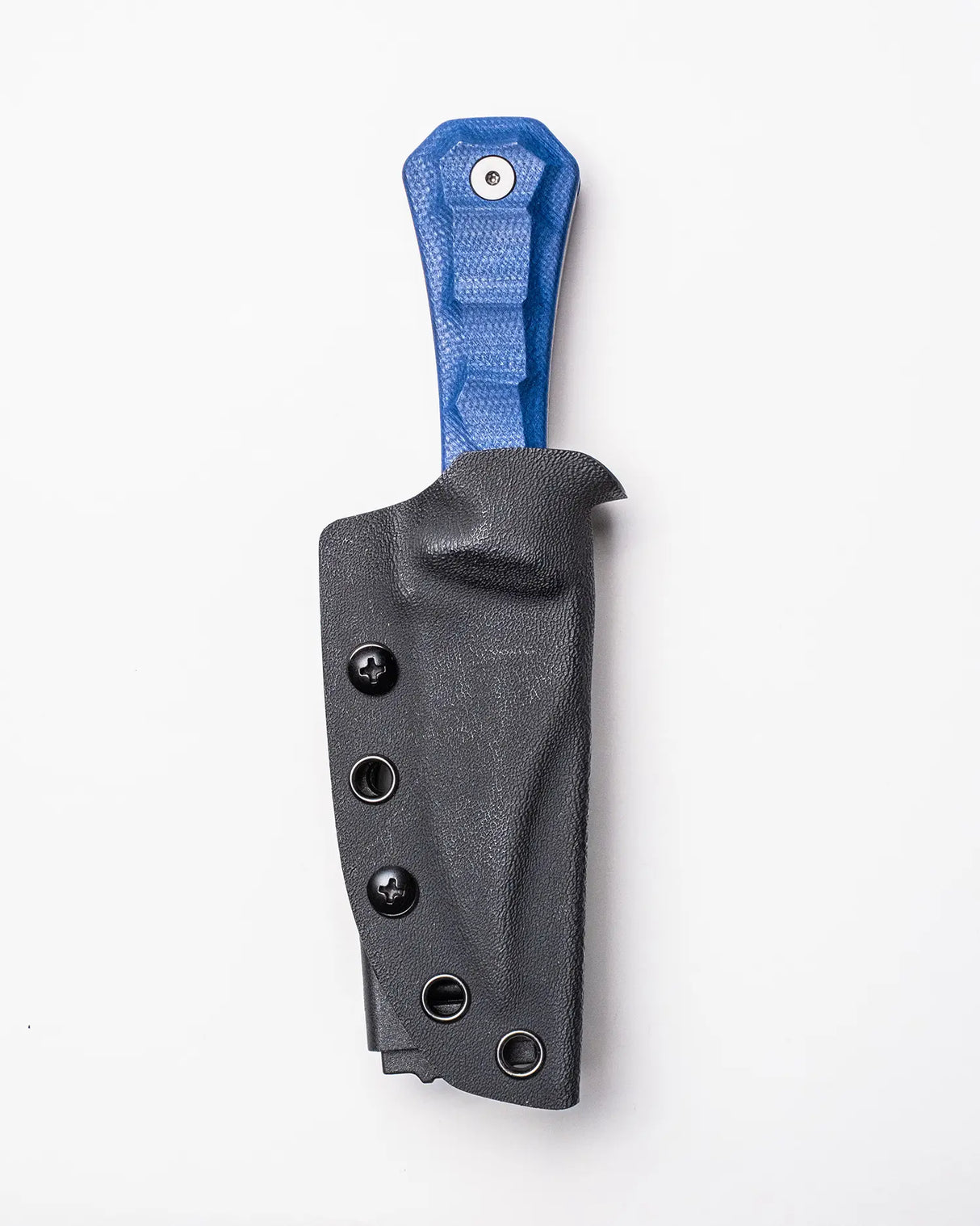 Pocket Bowie Deadhead Fixed | Blue Micarta + Grey PVD 14C28N