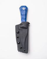 Pocket Bowie Deadhead Fixed | Blue Micarta + Grey PVD 14C28N