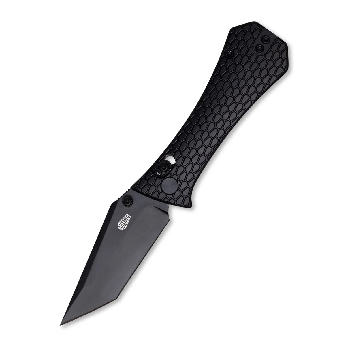 Coffin Tanto Deadhead Crossbar | Black Aluminium + Black PVD 14C28N