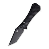 Coffin Tanto Deadhead Crossbar | Black Aluminium + Black PVD 14C28N