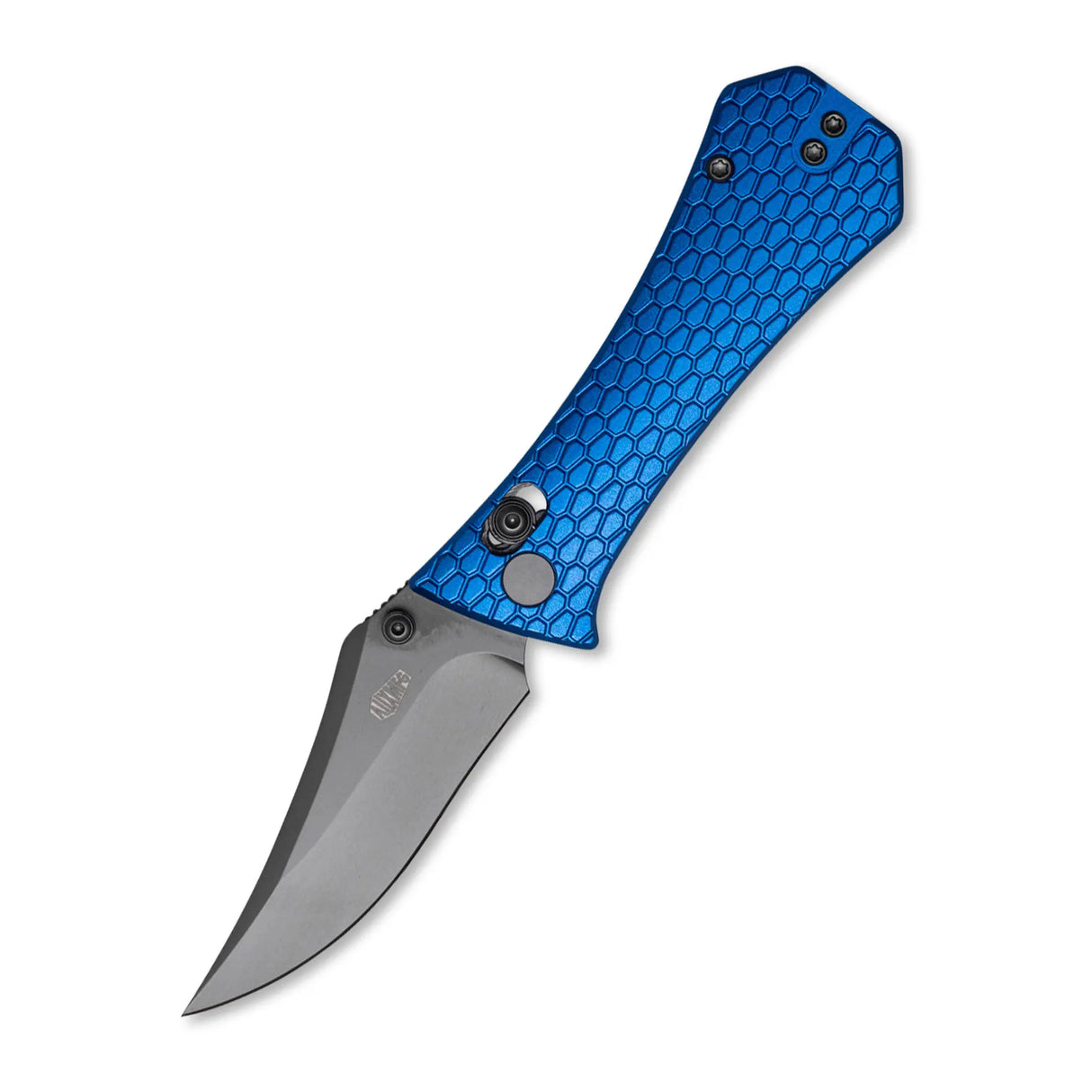 Pocket Bowie Deadhead Crossbar | Blue Aluminium + Smoke PVD 14C28N