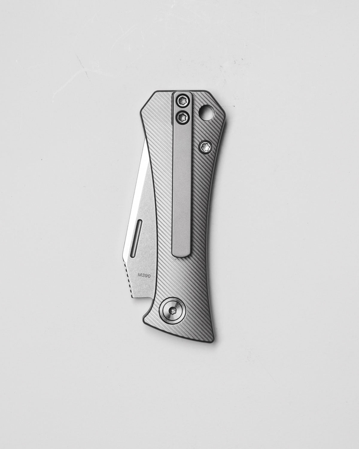 Coffin Tanto Slipjoint | Titanium + Stonewash M390