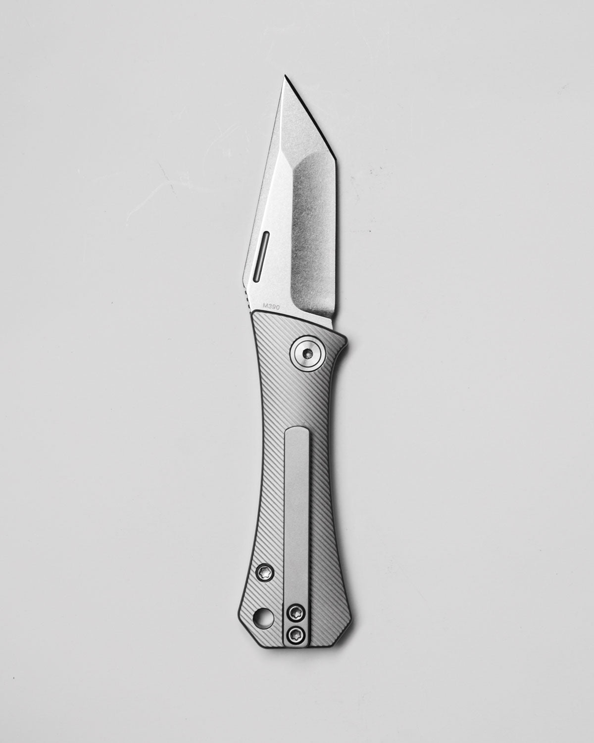 Coffin Tanto Slipjoint | Titanium + Stonewash M390