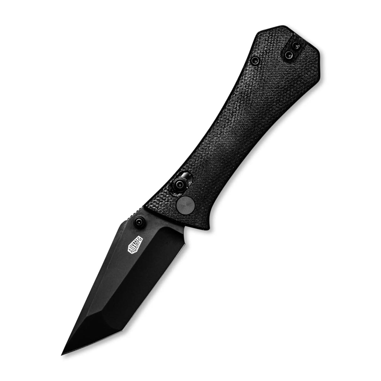 Coffin Tanto Deadhead Crossbar | Black Micarta + Black 14C28N