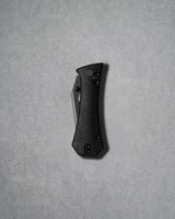 Coffin Tanto Deadhead Crossbar | Black Micarta + Black 14C28N