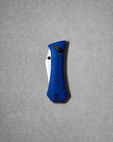 Coffin Tanto Deadhead Crossbar | Blue Micarta + 14C28N