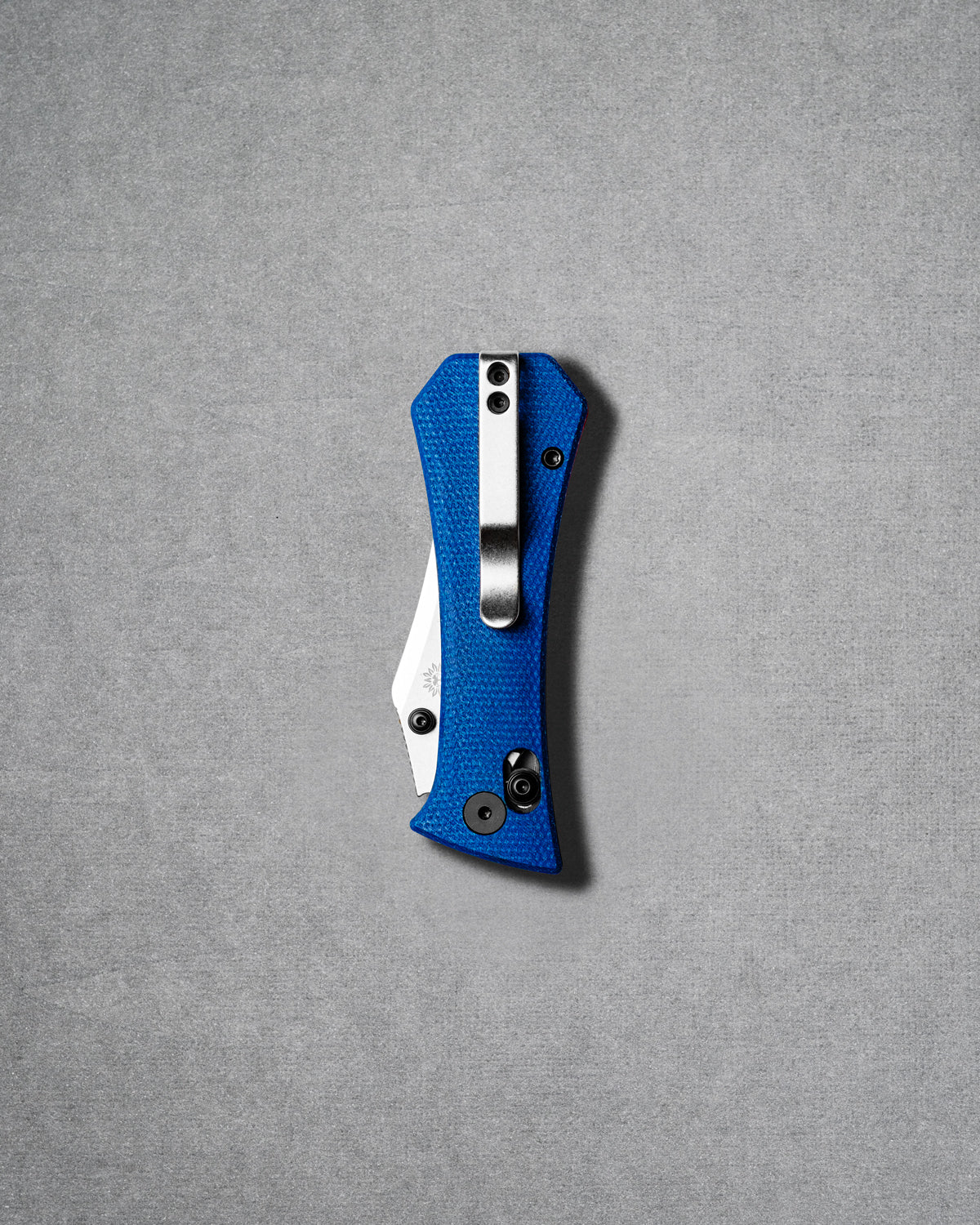 Pocket Bowie Deadhead Crossbar | Blue Micarta + 14C28N