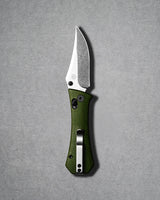Pocket Bowie Deadhead Crossbar | Green Micarta + 14C28N