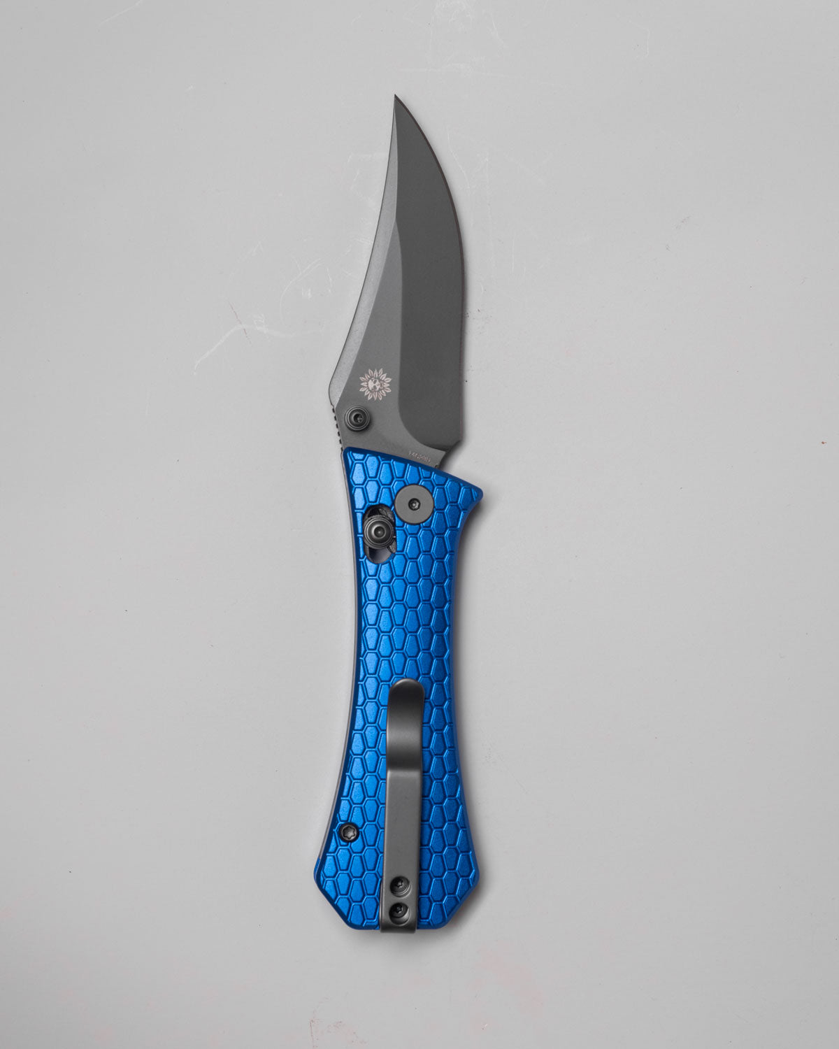Pocket Bowie Deadhead Crossbar | Blue Aluminium + Smoke PVD 14C28N